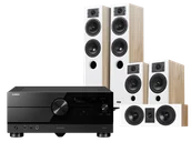Kino domowe - Yamaha RX-A8A (czarny) + Diva 5 (dąb) + Diva 3 (dąb) + Diva 7 (dąb) - miniaturka - grafika 1