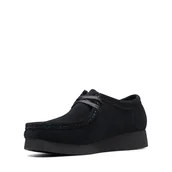 Trampki damskie - Clarks Damskie trampki Wallabeeevo Premium, Czarny Sde, 42 EU - miniaturka - grafika 1