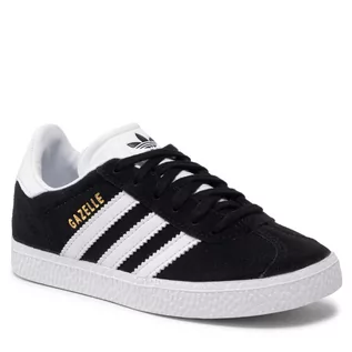 Buty sportowe damskie - Adidas Buty Gazelle C BB2507 Cblack/Ftwwht/Goldmt - grafika 1