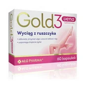 Serce i układ krążenia - Gold3Vena Wyciąg z ruszczyka, 60 kapsułek - miniaturka - grafika 1