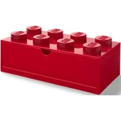 Pojemniki na zabawki - Lego Desk Drawer 8 Red - miniaturka - grafika 1