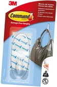 Inne mocowania - COMMAND-3M Hak wielokrotnego użytku COMMAND (17093CLR PL), duży, transparentne 3M-UU007832197 - miniaturka - grafika 1