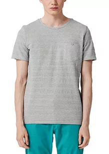 Q/S designed by - s.Oliver T-shirt męski, szary (Grey 9400), S - Koszulki męskie - miniaturka - grafika 1