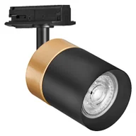 Lampy pozostałe - Reflektor TRACKLIGHT SPOT CYLINDER GOLD GU10 czarny, mosiądż - miniaturka - grafika 1
