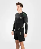 Kimona, stroje i obuwie - Venum Fusion 2.0 Rashguard Męski Długi Rękaw Czarny/Żółty M - miniaturka - grafika 1