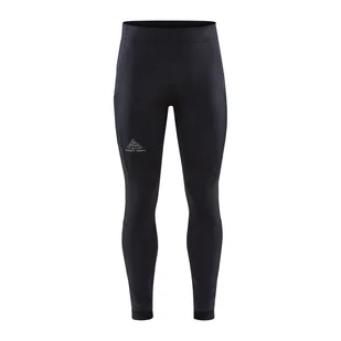Męskie Spodnie CRAFT PRO TRAIL TIGHTS M 1912446-999000 – Czarny - Spodnie sportowe męskie - miniaturka - grafika 1