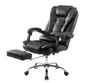 Fotele i krzesła biurowe - Fotel PRESTO SL-11, czarny, 108x66x51 cm - miniaturka - grafika 1