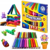 Masy plastyczne - ASTRA PLASTELINA, PLASTELINY 24 KOL. - miniaturka - grafika 1