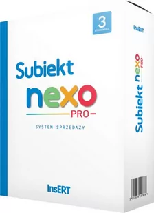 Subiekt nexo PRO + 3 stanowiska upgrade - Programy finansowe i kadrowe - miniaturka - grafika 1