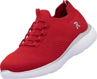 Trampki damskie - Rieker damskie trampki wsuwane buty elastyczne MemoSoft M5074, rozmiar:37 EU, kolor:Czerwony - miniaturka - grafika 1