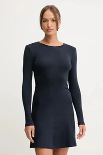 Pepe Jeans sukienka kolor granatowy mini rozkloszowana PL9537718 - Sukienki - miniaturka - grafika 1