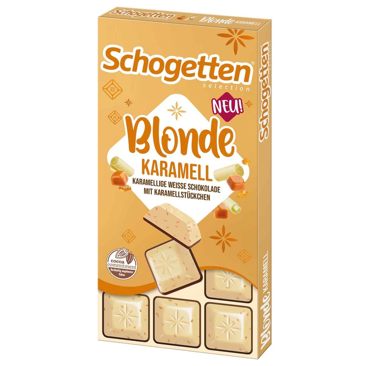 Schogetten Blonde Karamell Biała Czekolada w Karmelu z Niemiec