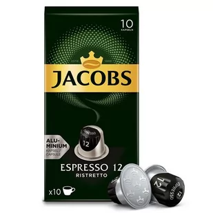 Jacobs Kawa w kapsułkach ESPRESSO 12 RISTRETTO+ 40 zł na dzień dobry w Klubie MediaMarkt ! ESPRESSO 12 RISTRETTO 10 Kapsułek - Kawa w kapsułkach i saszetkach - miniaturka - grafika 1
