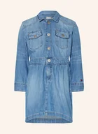 Sukienki - Tommy Hilfiger Sukienka Jeansowa blau - miniaturka - grafika 1