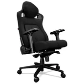 Fotele gamingowe - Yumisu 2055 Magnetic Material Black - miniaturka - grafika 1