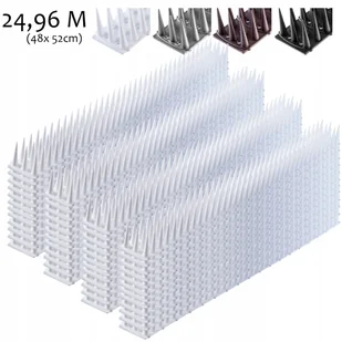 Plastikowe Kolce Na Ptaki Gołębie 48szt 25m - Zwalczanie i odstraszanie szkodników - miniaturka - grafika 2