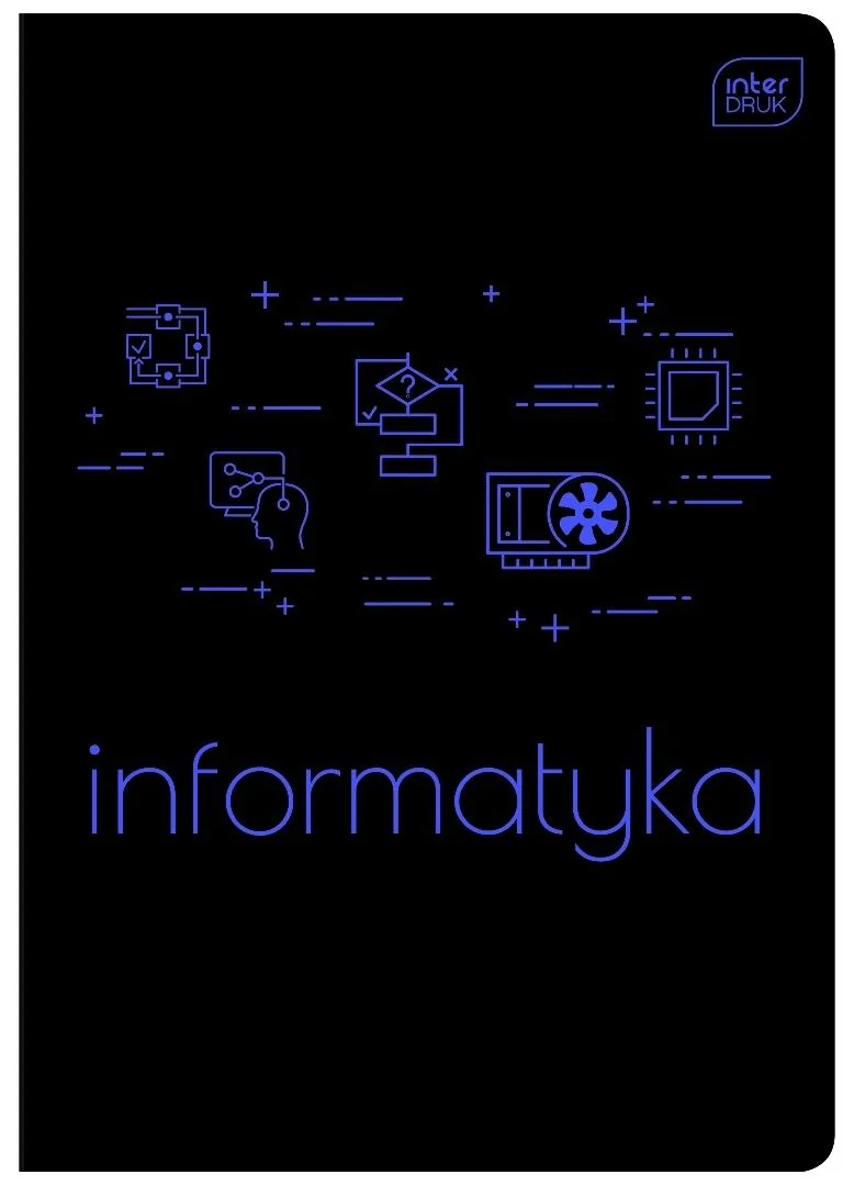 Zeszyt A5 60 kartek kratka Informatyka 10 sztuk