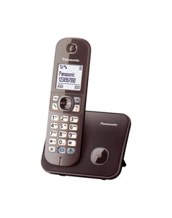 Panasonic KX-TG6811GA moca-brązowy - Telefony stacjonarne - miniaturka - grafika 1