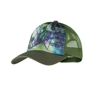 Czapki i chusty sportowe męskie - BUFF Czapka z daszkiem TRUCKER CAP Campast Green - miniaturka - grafika 1