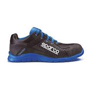 Biuro i firma OUTLET - Sparco Lekkie buty ochronne Practice S1P Nelson czarne/niebieskie rozmiar 41 - miniaturka - grafika 1