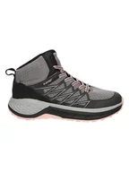 Buty trekkingowe damskie - Hi-Tec Botki trekkingowe "Trail Destroyer Mid" w kolorze szarym - miniaturka - grafika 1