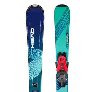 Narty zjazdowe dla dzieci HEAD Monster Easy + wiązania JRS 7.5 2024 - Narty - miniaturka - grafika 1