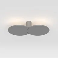 Lampy sufitowe - Rotaliana Lampa sufitowa designerska Collide H1, możliwość ściemniania, aluminiowy / szary / cynkowy, salon / jadalnia, aluminium, design - miniaturka - grafika 1