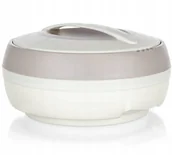 Pojemniki kuchenne - Banquet garnek termiczny z pokrywką COSMOS 3,5 l Ivory + Latte Matt - miniaturka - grafika 1