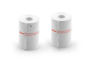 BS Battery 32652 Zestaw 2 rolek papieru termicznego do testera Bst100P, Srebrny - Akumulatory motocyklowe - miniaturka - grafika 1