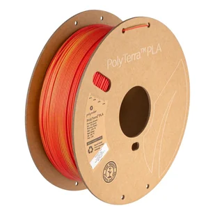 Filament Polymaker PolyTerra PLA Dual Sunrise 1,75mm 1kg - Red-Yellow - Filamenty i akcesoria do drukarek 3D - miniaturka - grafika 1