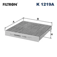 Filtry kabinowe - Filtr, wentylacja przestrzeni pasażerskiej Filtron K 1219A - miniaturka - grafika 1