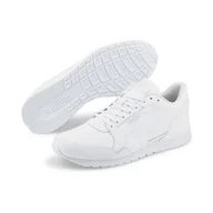 Buty trekkingowe męskie - Buty sportowe ST Runner v3 L PUMA White Gray Violet - miniaturka - grafika 1