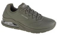 Sneakersy męskie - Skechers Uno 2 232181-OLV męskie sneakersy zielone, rozmiar 42 - miniaturka - grafika 1