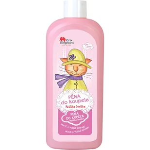 Pink Elephant Girls piana do kąpieli dla dzieci Kitty 500 ml - Kosmetyki kąpielowe dla dzieci - miniaturka - grafika 1