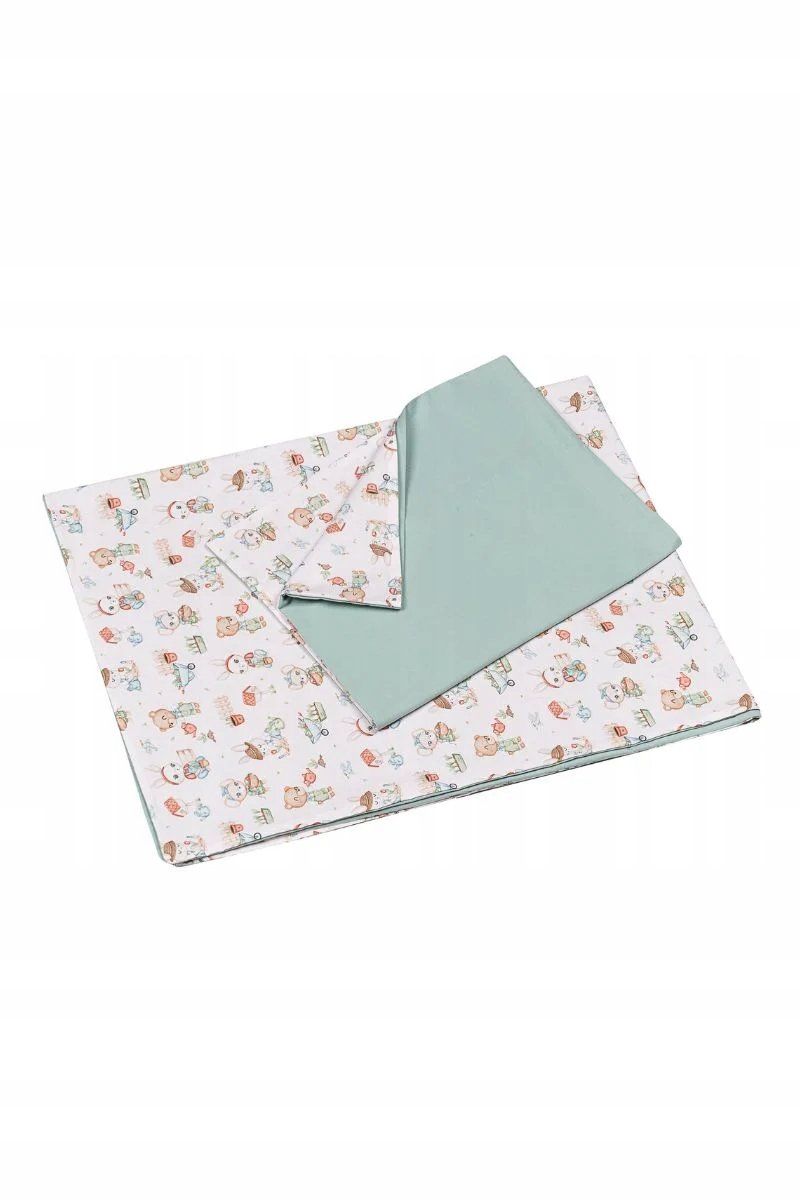 Ander Poszwa Na Kołdrę Poduszkę Dziecięca Bawełniana Logan Sage 120x90