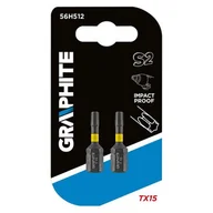 Narzędzia warsztatowe - Topex Grupa sp. z o.o. S.K. Bity udarowe TX15x25mm 2szt. 56H512 - miniaturka - grafika 1