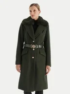 Płaszcze damskie - Guess Płaszcz przejściowy W5BL25 W2672 Zielony Regular Fit - miniaturka - grafika 1