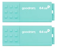 Pendrive - GoodRam UME3 CARE Dwupak 2x64GB USB 3.2 Zielony UME3-0640CRR11-2P - miniaturka - grafika 1
