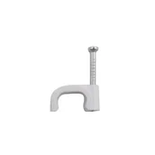 Inne mocowania - Uchwyt kabla płaskiego 6 - 4 mm 25 sztuk Duwi - miniaturka - grafika 1