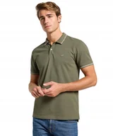 Koszulki męskie - Koszulka Lee PIQUE POLO 112363660 Olive Grove M - miniaturka - grafika 1