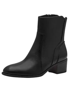 Marco Tozzi Damskie botki Zip+Slip 2-25006-43 modne kozaki, Black Comb, 41 EU, czarny Comb, 41 EU - Botki damskie - miniaturka - grafika 1