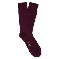 Skarpetki męskie - Skarpetki męskie Hacket Classic bordowe za kostkę w kropki-S/M - miniaturka - grafika 1