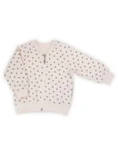Bluzy i sweterki niemowlęce - Nicol Bluza dresowa bawełniana Sara kropki, Rozmiar: 80 - miniaturka - grafika 1
