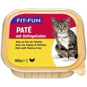 Mokra karma dla kotów - FIT+FUN Adult Paté Wątróbka drobiowa 16x100 g - miniaturka - grafika 1