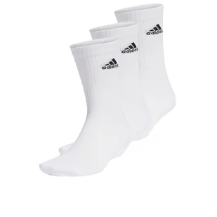 Skarpety unisex adidas Sportswear Cushioned Crew Socks 3 Pairs HT3446 - białe - Skarpetki męskie - miniaturka - grafika 1