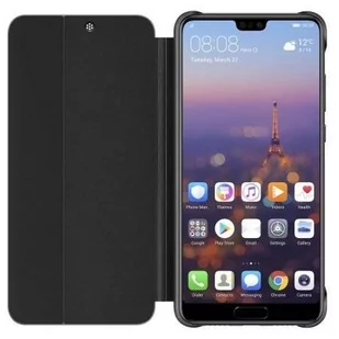 Huawei Smart View Flip Cover pokrowiec etui z klapką typu Smart Huawei P20 czarny (51992399) - Etui i futerały do telefonów - miniaturka - grafika 3