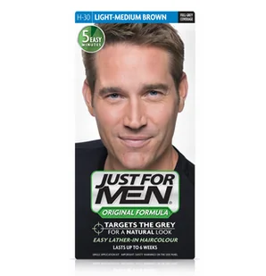 Just For Men Odsiwiacz Do Włosów H30 Light Med Bro - Farby do włosów i szampony koloryzujące - miniaturka - grafika 2