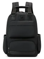 Plecaki - Delsey x Benetton Plecak "Color Block" w kolorze czarnym - 32 x 42 x 18 cm - miniaturka - grafika 1