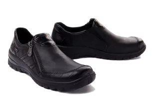 RIEKER L7166-00 black, półbuty damskie - Rieker - Półbuty damskie - miniaturka - grafika 1