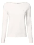 Swetry damskie - Tommy Hilfiger Sweter damski Kobiety biały jednolity, S - miniaturka - grafika 1